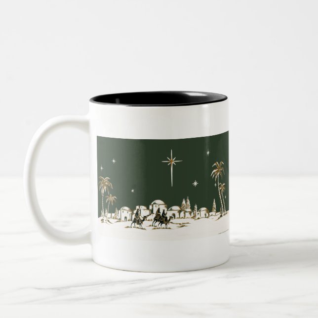 Caneca De Café Em Dois Tons NOB164 três Men.tif sábio (Esquerda)
