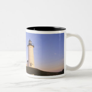 Caneca De Café Em Dois Tons Nobska Lighthouse, Woods Hole, Massachusetts