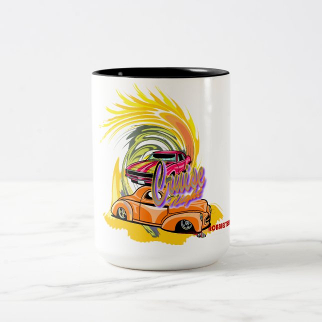 Caneca De Café Em Dois Tons Noite do cruzeiro (Centro)