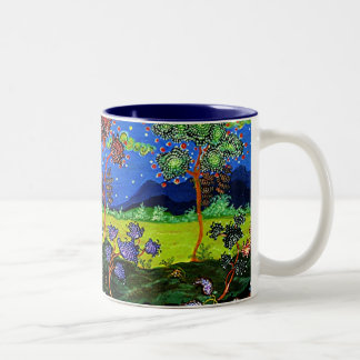 Caneca De Café Em Dois Tons Noite Dreamscape