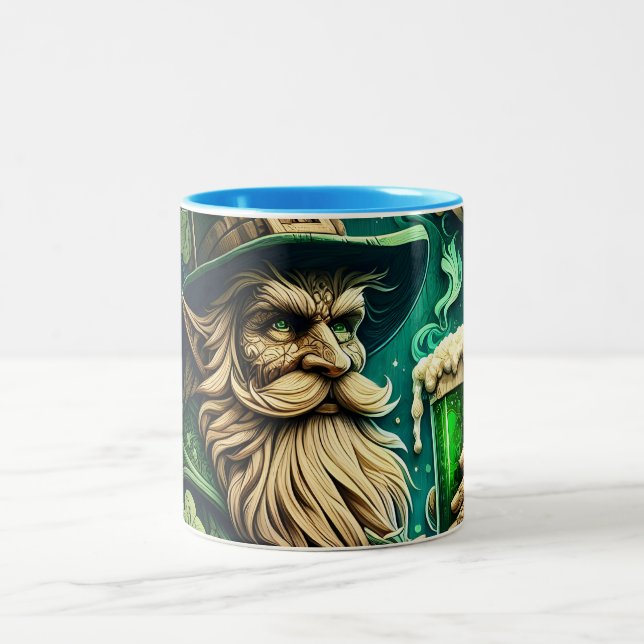 Caneca De Café Em Dois Tons Noite Encantada de Brinde Ale A Leprechauns (Centro)