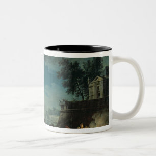 Caneca De Café Em Dois Tons Noite: Um porto no luar, 1748
