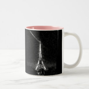 Caneca De Café Em Dois Tons Noites de Paris