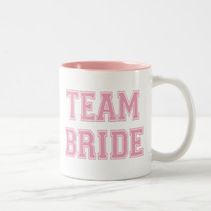 Caneca De Café Em Dois Tons Noiva da equipe
