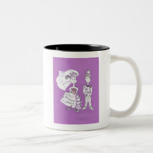 Caneca De Café Em Dois Tons Noiva e noiva