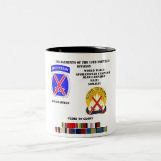 Caneca De Café Em Dois Tons Noivados da 10o divisão da montanha