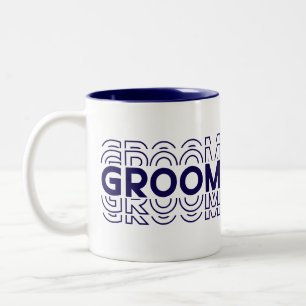 Caneca De Café Em Dois Tons Noivo