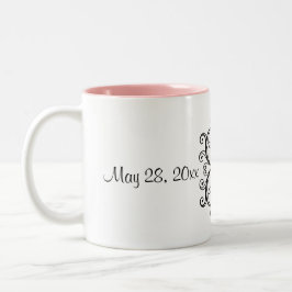 Caneca De Café Em Dois Tons Noivos feitos sob encomenda do Newlywed