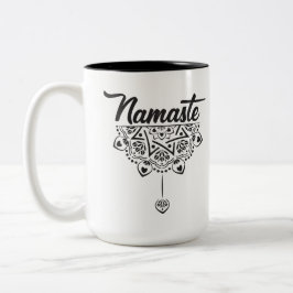 Caneca De Café Em Dois Tons Nome