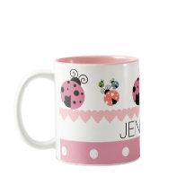 Nome cor-de-rosa do costume do joaninha do coração