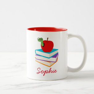 Caneca De Café Em Dois Tons Nome da amante do livro de culinária
