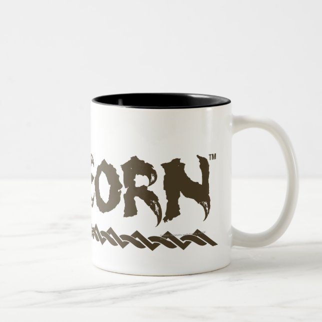 Caneca De Café Em Dois Tons Nome do cabeçalho do urso BEORN™ (Direita)