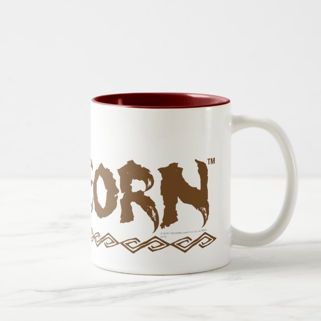 Caneca De Café Em Dois Tons Nome do urso BEORN™ (Direita)