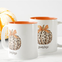 Nome Editável Pumpkin Colheita Laranja-Pumpkin Cal