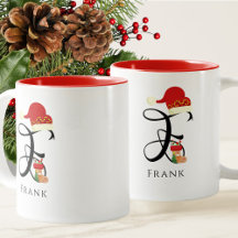 Nome Elegante Inicial Letra F Moderna Férias