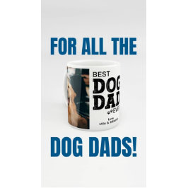 Caneca De Café Em Dois Tons Nome Personalizado De Cão Do Melhor Pai De Cão Do