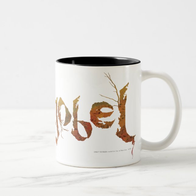 Caneca De Café Em Dois Tons Nome Rhosgobel (Direita)