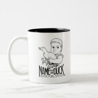 Caneca De Café Em Dois Tons NomeSeuPróprioDuque