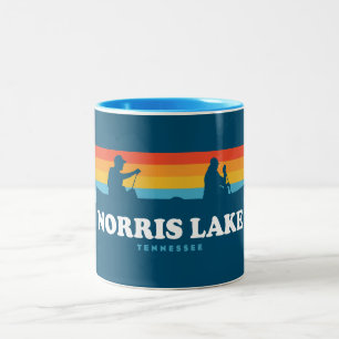 Caneca De Café Em Dois Tons Norris Lake Tennessee