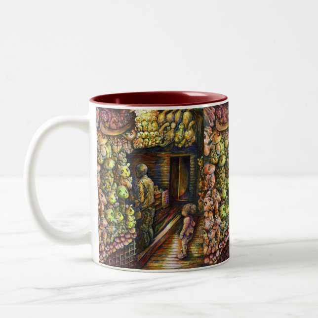 Caneca De Café Em Dois Tons Norte do Circo (Esquerda)