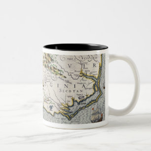 Caneca De Café Em Dois Tons North Carolina, intitulado 'artigo de Virginiae e