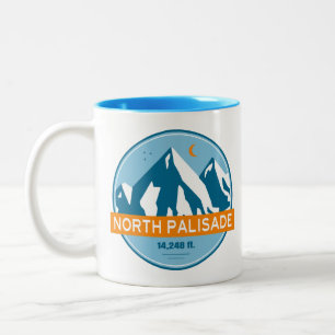 Caneca De Café Em Dois Tons North Palisade Califórnia Estrelas Lua