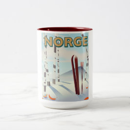 Caneca De Café Em Dois Tons Noruega