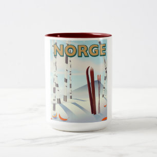 Caneca De Café Em Dois Tons Noruega