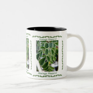 Caneca De Café Em Dois Tons Nós amamos Moringa!
