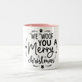 Caneca De Café Em Dois Tons nós te empolgamos um feliz natal