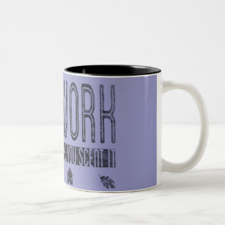 Caneca De Café Em Dois Tons Nosework canino: Você sabe-o quando você Scent o