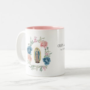 Caneca De Café Em Dois Tons Nossa Senhora de Guadalupe Mug
