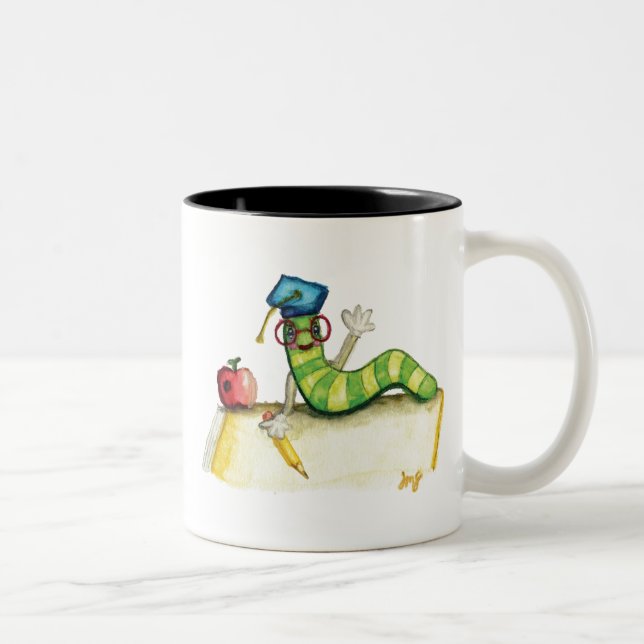 Caneca De Café Em Dois Tons Nota do Professor (Direita)