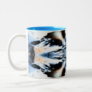 Caneca De Café Em Dois Tons Nova Arte De Gelo