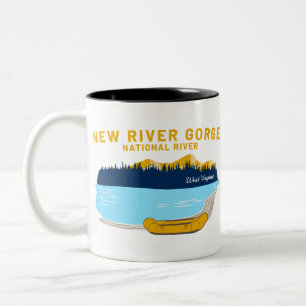 Caneca De Café Em Dois Tons Nova Bacia Hidrográfica