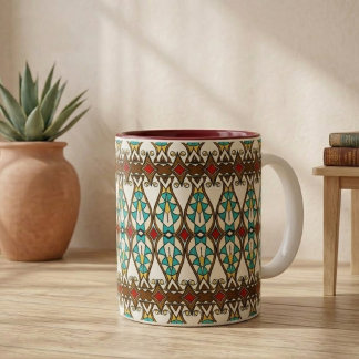 Caneca De Café Em Dois Tons Nova Flor do Deserto