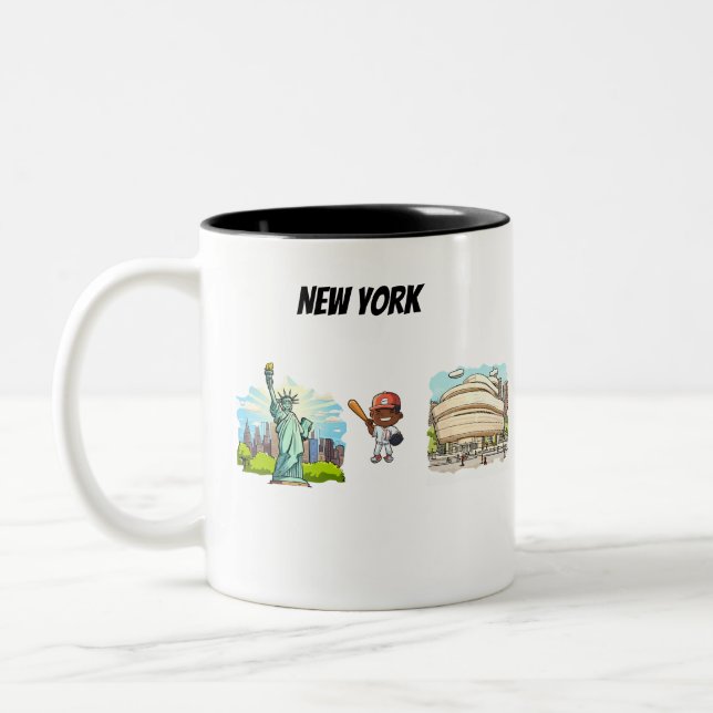 Caneca De Café Em Dois Tons Nova Iorque (Esquerda)