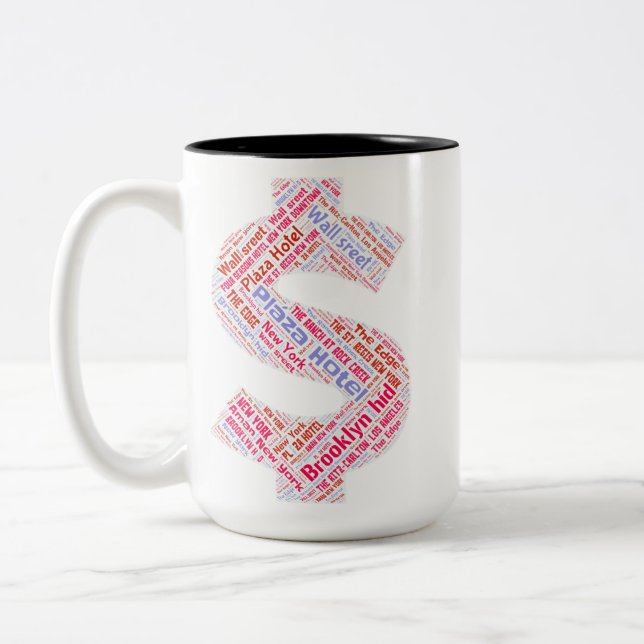 Caneca De Café Em Dois Tons Nova Iorque Mug (Esquerda)