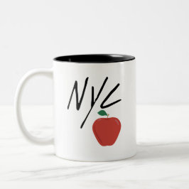 Caneca De Café Em Dois Tons Nova Iorque NYC