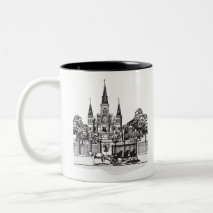 Caneca De Café Em Dois Tons Nova Orleans, Louisiana