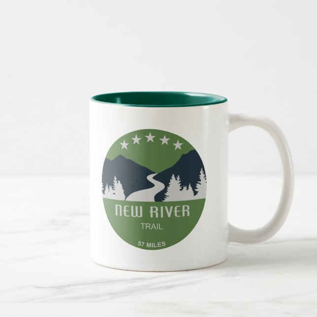 Caneca De Café Em Dois Tons Nova Trilha do Rio (Direita)