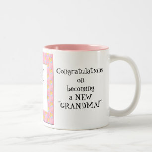 Caneca De Café Em Dois Tons Nova Vovó Mug
