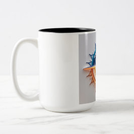 Caneca De Café Em Dois Tons Novo dia, nova força