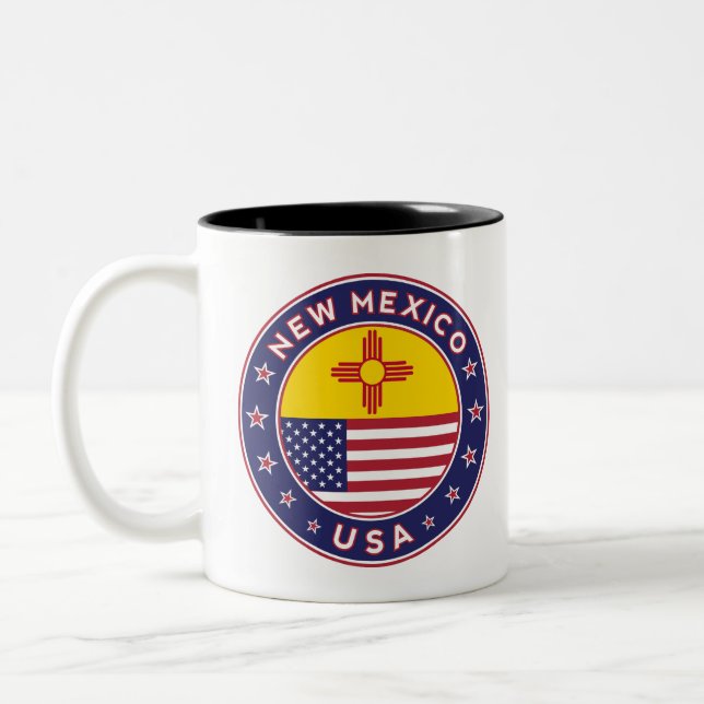 Caneca De Café Em Dois Tons Novo México (Esquerda)