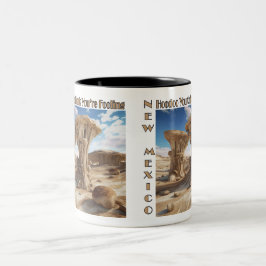 Caneca De Café Em Dois Tons Novo México Hoodoos