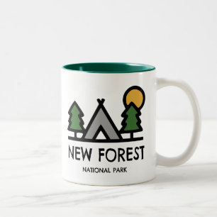 Caneca De Café Em Dois Tons Novo Parque Nacional Florestal