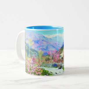 Caneca De Café Em Dois Tons Nowruz Mubarak. Persa, Ano Novo, Gift Mugs