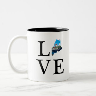 Caneca De Café Em Dois Tons Nubble Lighthouse, Maine