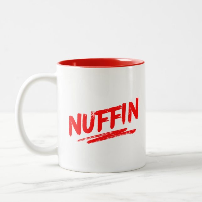 Caneca De Café Em Dois Tons Nuffin Coffee Mug (Esquerda)