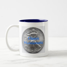 CANECA DE CAFÉ EM DOIS TONS NUMISMÁTICA CLÁSSICA